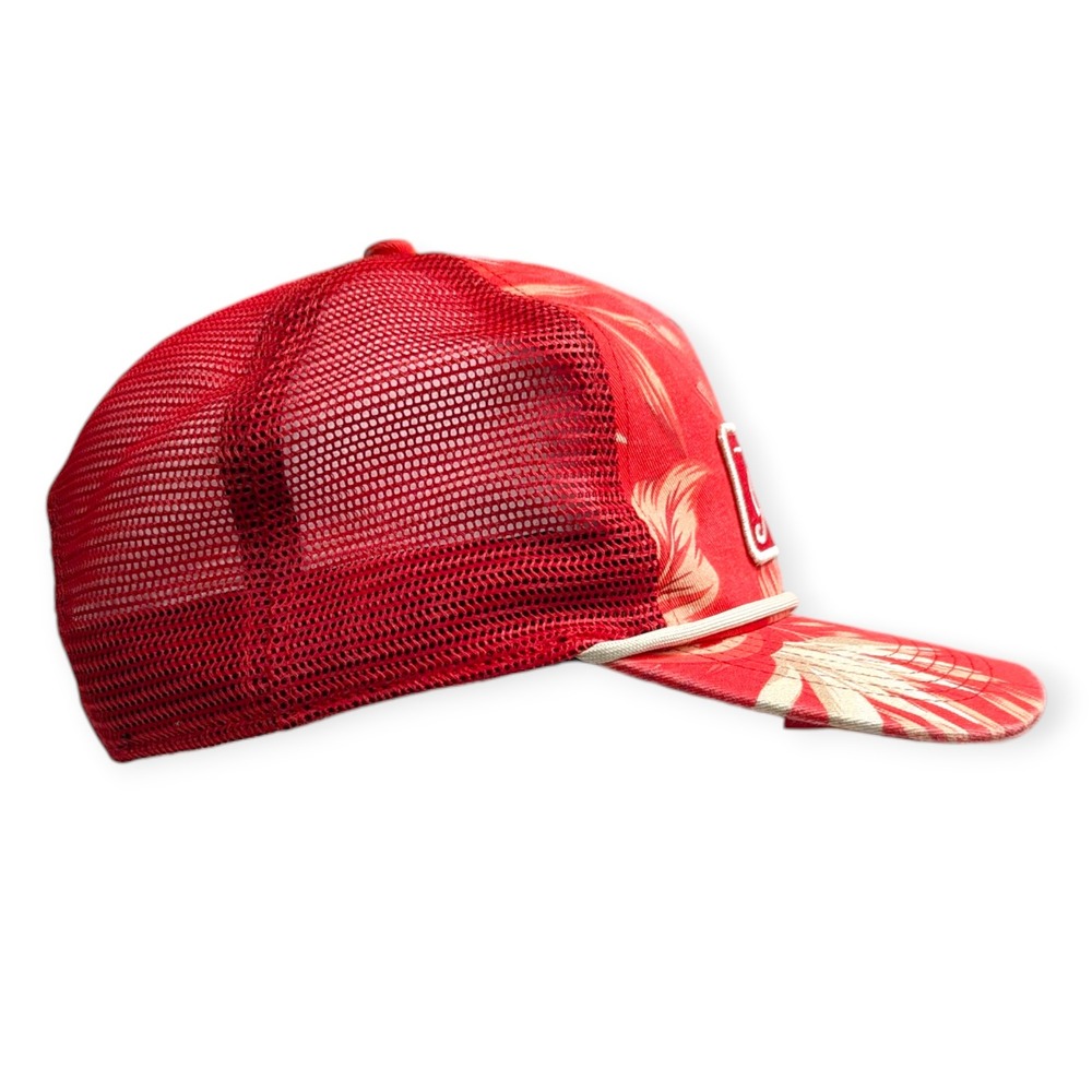 47 Brand Philadelphia Phillies Red Floral Tropical Trucker Hat Mesh Snapback Cap - Picture 4 of 6